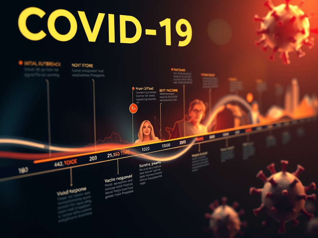 frise chronologique des évènements de la pandémie de covid19